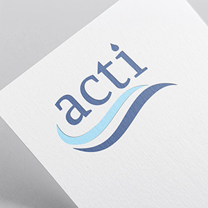 Logo Acti - projekt i realizacja Pracownia Projektowa Zygzak